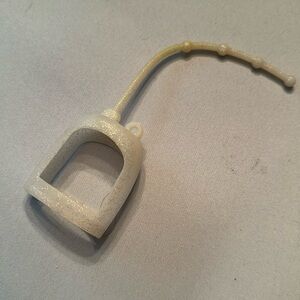 Bath body works hand sanitizer holder keychain lanyard silver shimmer sparkle